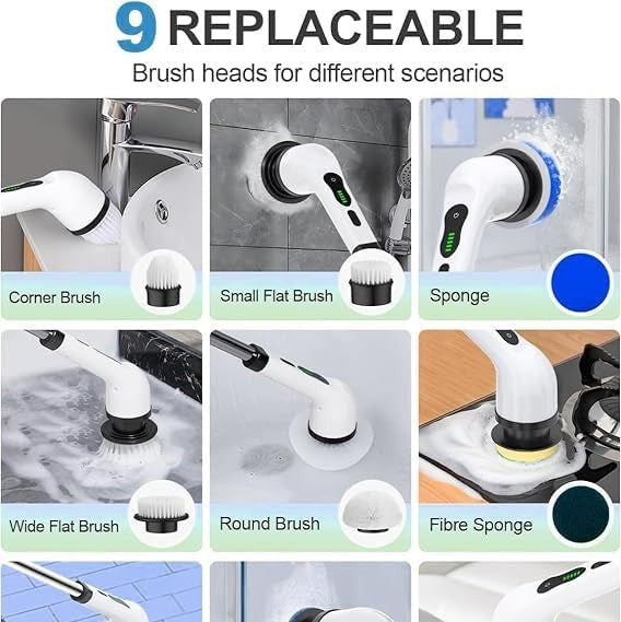 Spinova™ - Heavy Duty Electric Scrubber